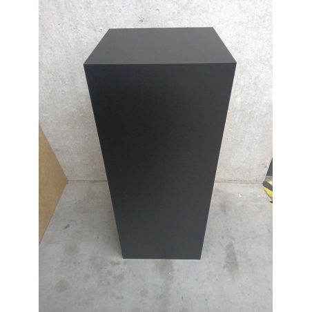Solits sokkel zwart mat, 40 x 40 x 100 cm (LxBxH) - SALE