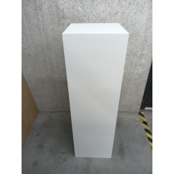 Solits sokkel wit mat, 35 x 35 x 115 cm (LxBxH) - SALE