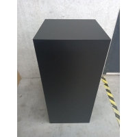 Solits sokkel zwart mat, 45 x 45 x 100 cm (LxBxH) - SALE