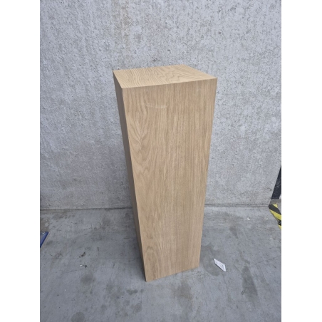 sokkel eiken fineer, 30 x 30 x 100 cm (LxBxH) - SALE