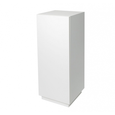 B-KWALITEIT - Kast sokkel wit mat, 30 x 30 x 100 cm (LxBxH)