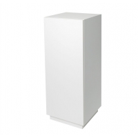 B-KWALITEIT - Kast sokkel wit mat, 30 x 30 x 100 cm (LxBxH)