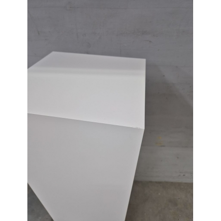 Solits sokkel wit mat voor 50% korting
