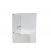 Plexiglas vitrinekap | plexiglas stolp | maquettekap op maat