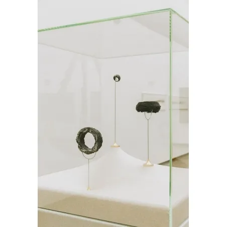 Glazen vitrinekap | glazen stolp voor op sokkel | museumvitrine