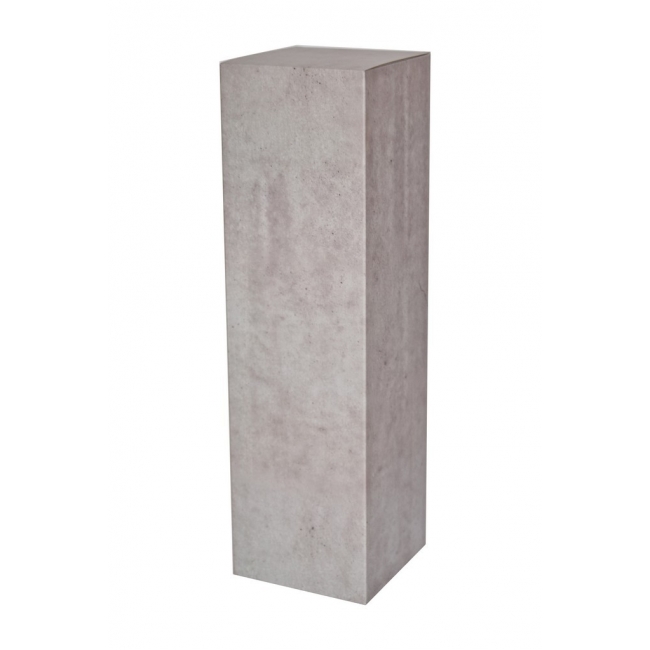 kartonnen sokkel betonlook, 28,5 x 28,5 x 100 cm (lxbxh)