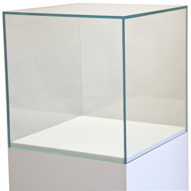 glazen vitrinekap, 30 x 30 x 30 cm (lxbxh), 6mm glas