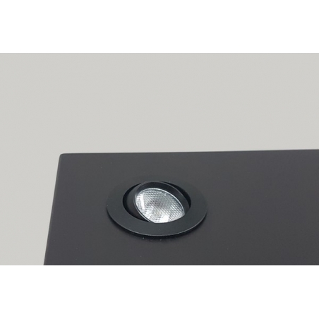 LED-Spot, Type 8, diam. 35mm. 1W, zwart