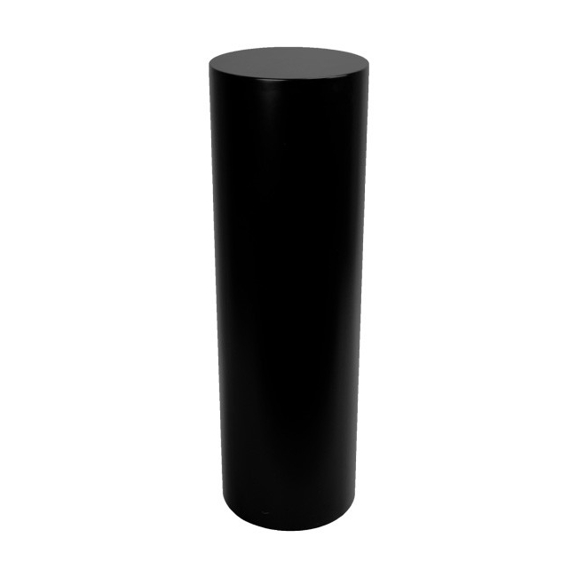 ronde sokkel zwart, diameter 20 cm hoogte 100 cm