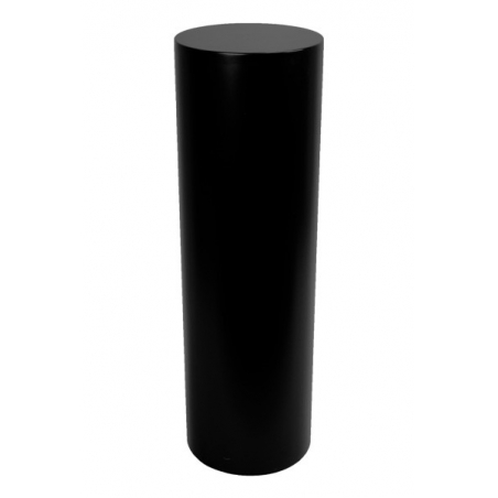 ronde sokkel zwart, diameter 25 cm hoogte 100 cm