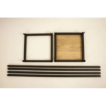 industriÃ«le stalen sokkel, 30 x 30 x 100 cm (lxbxh)