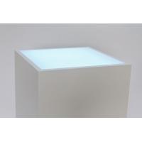 Top verlicht, opaal plexiglas, op maat