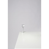 LED-Spot, Type 9 low model, 1W, 6000K, Silver (inclusief stroomkabel)