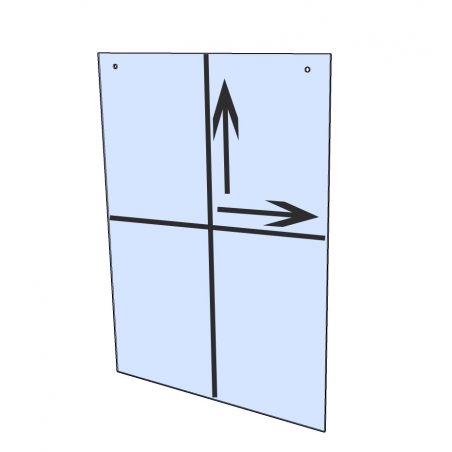 Hangende plexiglas beschermwand / heldere kunststof afscherming voor kassa (incl. bevestigingsmateriaal) op maat Hangende plexiglas beschermwand / heldere kunststof afscherming voor kassa (incl. bevestigingsmateriaal) op maat