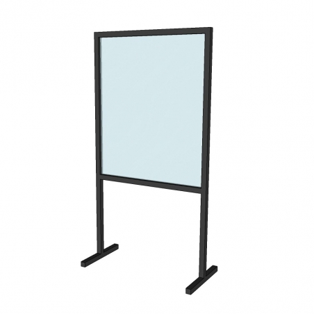 Robuuste staande/verrijdbare, plexiglas beschermwand Robuuste staande/verrijdbare, plexiglas beschermwand