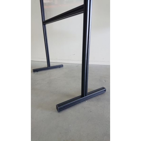 Staande verplaatsbare plexiglazen wand Staande verplaatsbare plexiglazen wand