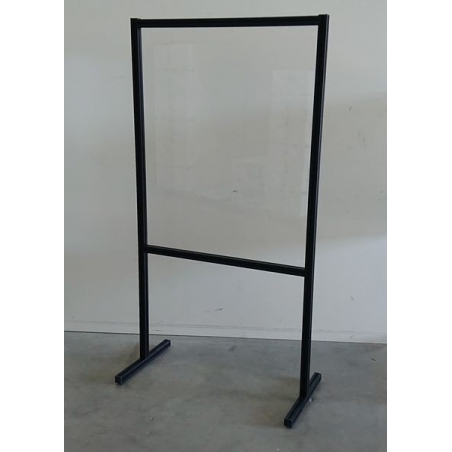 Staande verplaatsbare plexiglazen wand Staande verplaatsbare plexiglazen wand