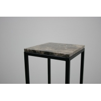 Top wit marmer (Emperador dark, 20mm), voor sokkel 40 x 40 cm