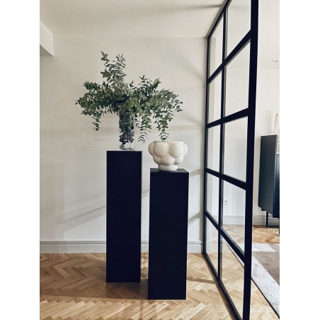 MDF zwarte sokkels | plantenzuilen | zuilen zwart MDF zijdeglans MDF zwarte sokkels | plantenzuilen | zuilen zwart MDF zijdeglans