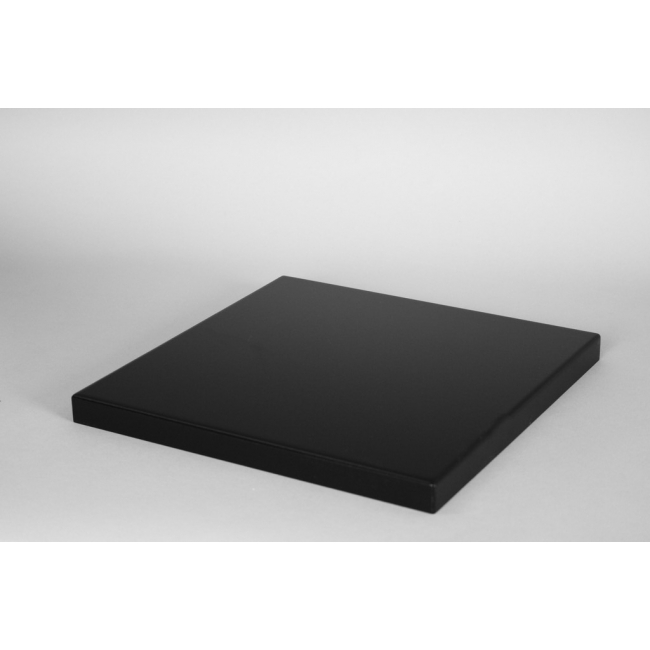 top MDF zwart mat (max. 50x50cm)
