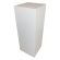 sokkel wit met rond draaiplateau, 30 x 30 x 100 cm (lxbxh)