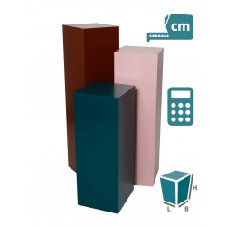 sokkels MDF kleur hoogglans | zuilen kleur hoogglans MDF