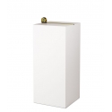 Solits sokkel wit mat, 45 x 45 x 100 cm (lxbxh)