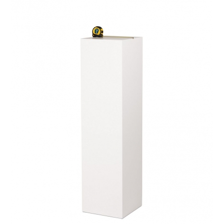 MDF witte sokkels | plantenzuilen | zuilen wit MDF zijdeglans