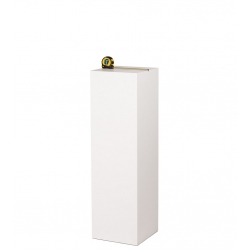 witte sokkels | plantenzuilen | zuilen wit