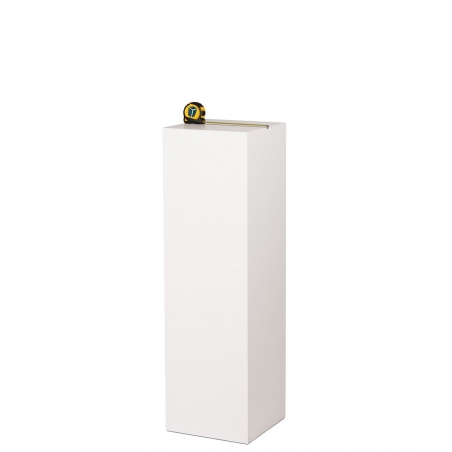 witte sokkels | plantenzuilen | zuilen wit