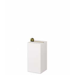 MDF witte sokkels | plantenzuilen | zuilen wit MDF zijdeglans