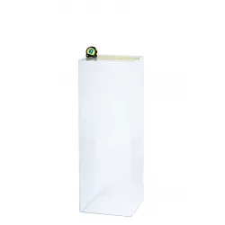 Plexiglas sokkels | zuilen  van plexiglas | ook op maat in kleur