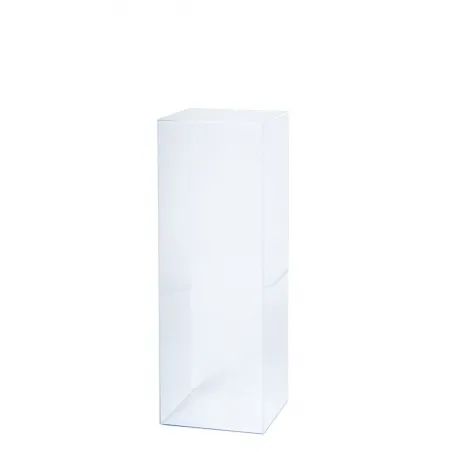 Plexiglas sokkels | zuilen  van plexiglas | ook op maat in kleur