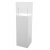 Sokkel wit + plexi vitrinekap + led - combi